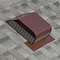 Gaf Master Flow 60 sq. in. NFA Galvanized Slant Back Roof Louver Static Vent in Brown with Weather Filter SSB960GWFBR - alternate 2